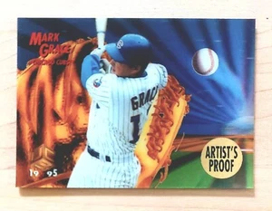 1995 Sportflix UC3 MARK GRACE Artist's Proof Parallel Card #87 CUBS - Picture 1 of 2