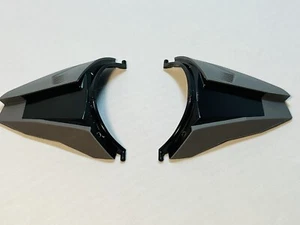 NEW OAKLEY CLIFDEN SUNGLASSES REPLACEMENT SIDE SHIELDS PARTS GRAY BLACK BLINDERS - Picture 1 of 3