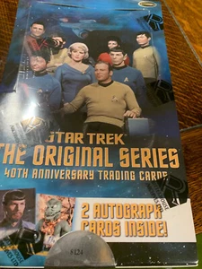 Star Trek Original Series 40th Anniversary sealed trading card box Auto cards - Picture 1 of 5