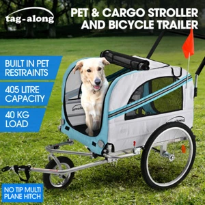 TAG-ALONG Pet & Cargo Jogger Bike Trailer Pet Cargo Bike Trailer Jogger Blue - Picture 1 of 12
