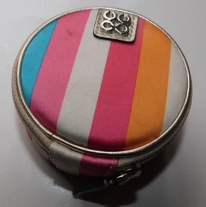 Coach Striped Multi Colored Coin Purse Great Coin Purse - Picture 1 of 4