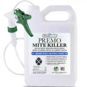 Mite Treatment Spray – 128 Oz – Kills Dust, Human, Scabies, Spider, Carpet, Bird - Picture 1 of 8
