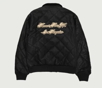 Honor The Gift Women’s Quilted Bomber Size Small Black - Image 1 of 4