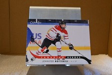 Multiple years of women's hockey cards