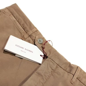 Luciano Barbera NWD Cotton Blend Chinos / Casual Pants Size 48 (32 US) In Beige - Picture 1 of 22