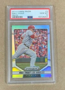2014 Panini Prizm Mike Trout Prizm #3 PSA 10 Angels 3 time MVP $999.99 - Picture 1 of 2
