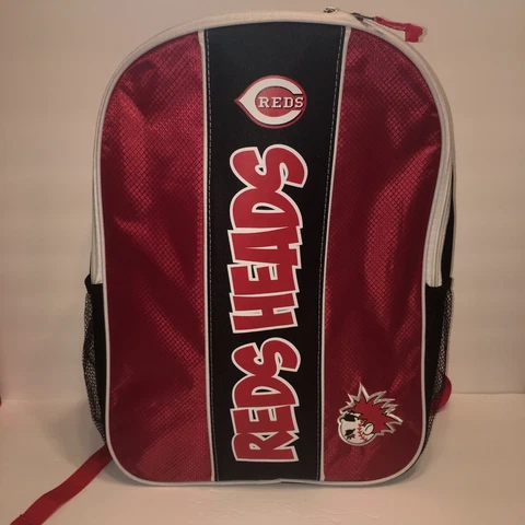 Cincinnati Reds backpack REDS HEADS Club Kids Premium Stadium Give Away NEW 2022 Cover