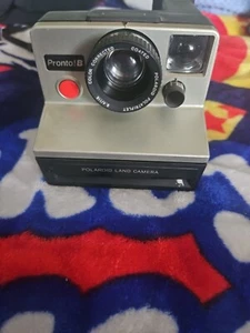 POLAROID PRONTO B INSTANT FILM LAND CAMERA WITH STRAP. Spears Or Repair Only - Picture 1 of 9
