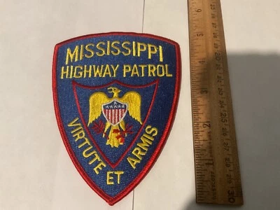 Parche coleccionable de la Patrulla de Carreteras de Mississippi nuevo y tamaño completo Foto 1 de 2