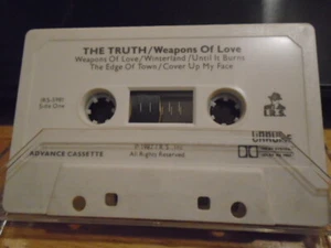 RARE PROMO The Truth CASSETTE TAPE Weapons of Love 1987 rock mod Nine Below Zero - Picture 1 of 2