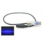 110&#176; 450nm 1000mw 1W Pure Blue Laser Line Module 12&#215;45mm + Holder + Adapter