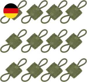 Molle System Zubehör für Tactical Rucksack Weste,12PCS,Outdoor Molle Tasche Schn - Bild 1 von 7