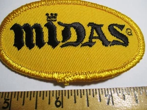 Midas Patch NOS Original Vintage Not a Reproduction Mufflers Car Parts 70's - Bild 1 von 4
