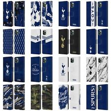 OFFICIAL TOTTENHAM HOTSPUR F.C. BADGE LEATHER BOOK CASE FOR APPLE iPHONE PHONES