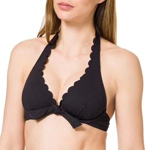 Espirit Damen Badetop Schwimmtop Barritt Beach High Apex, Schwarz, DE 40D, UK 14 - Bild 1 von 4