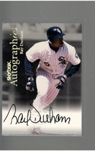 Ray Durham Auto 1999 Fleer Skybox Autógrafos Béisbol - Imagen 1 de 2
