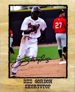 PHOTO AUTOGRAPHED Dee Gordon (OF) Great Lake Loons L.A. Dodgers #5 (5 X 7) - Picture 1 of 1