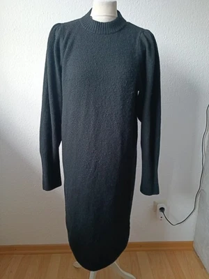 H&M Mama Damen Kleid Strickkleid Langarm Schwarz Umstandsmode Größe 38 / M - Bild 1 von 4
