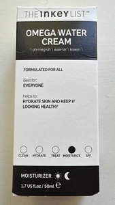 The INKEY List - Omega Water Cream - 50ml - New - Picture 1 of 3