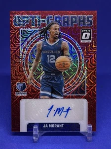 2024-25 Optic Ja Morant Opti-Graphs Choice Red Auto - Bild 1 von 2