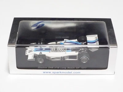 Spark 1:43 Shadow DN8 #16 Long Beach GP 1977 Renzo Zorzi S1692 - Image 1 of 4