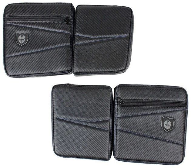 Pro Armor Knee Pads w/Storage For Front Half Doors Blue Polaris RZR XP 1000 Foto 1 de 1