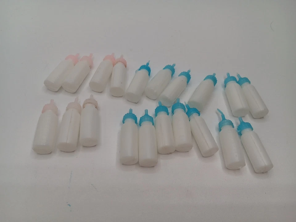 Лот из 20 пластиковых детских бутылочек 1 дюйм детские подвески игрушки для душа - Изображение 1 из 1