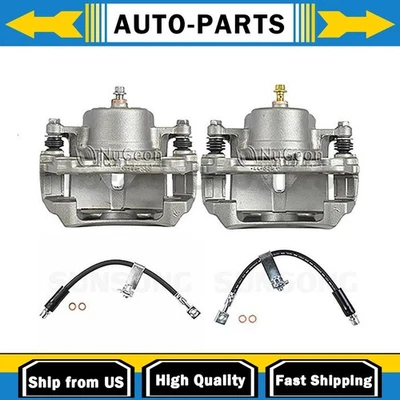 Pinzas de freno de disco delanteras + línea de freno delantera para Chevrolet Malibu 3,6 L 2,4 L Foto 1 de 4