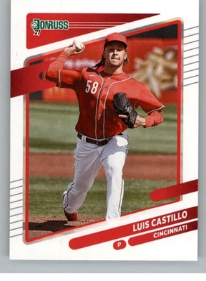 2021 Donruss #124 Luis Castillo Cincinnati ID:58921 - Image 1 of 2