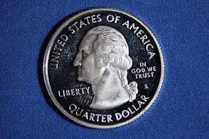 2008 S PROOF SILVER "HAWAII" WASHINGTON QUARTER #K55281 - Picture 1 of 2