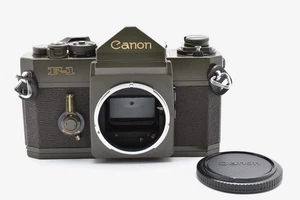 Lesen! [FAST NEUWERTIG] Canon F-1 olivbraune analoge Spiegelreflexkamera 35 mm Gehäuse gebraucht aus Japan - Bild 1 von 17