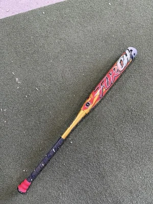 2021 Monsta GOLD RED Torch 34” 25oz. USA Slowpitch Softball Bat - Image 1 of 4