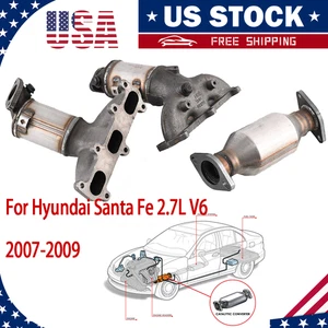 Catalytic Converter Fits Hyundai Santa Fe Kia Rondo Optima 2.7L V6 2007-2009 - Picture 1 of 21