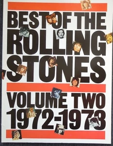 BEST OF THE ROLLING STONES VOLUME TWO 1972-1978 *EMI Music Publishing* FREE SHIP - Picture 1 of 5