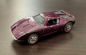 1970 HOT WHEELS REDLINE MAGENTA AMX 2 - Picture 1 of 9