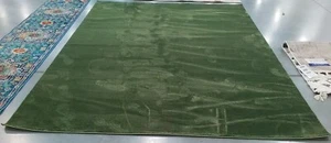 GREEN 8'-0" x 10'-0" Back Stain Rug, Reduced Price 1172767938 REV102Y-8 - Picture 1 of 4