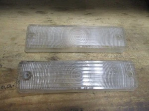 1957 Ford Passenger Car Parking Light Lenses LH RH B7A-13208-A FPT-57 OEM - Picture 1 of 5