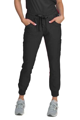 Medgear Scrubs for Women, 4-way Stretch Jogger Scrub Pants with Knit Rib Cuffs - Image 1 of 2