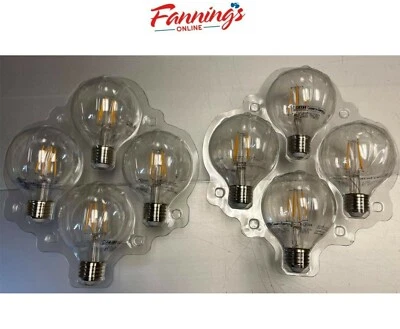 Feit Electric LED Dimmable G25, 2700K, Pack of 8 Soft White (No Box) - Image 1 of 2