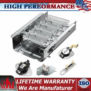279838 Dryer Heating Element & Thermostat For Whirlpool Kenmore 80 Series Maytag
