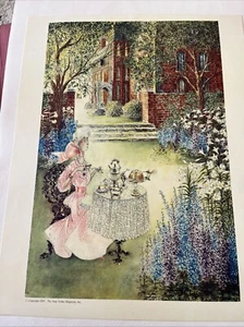 New Yorker Magazine 1959 Full Cover Print 18” X 14”. By Mary Petty - Picture 1 of 3