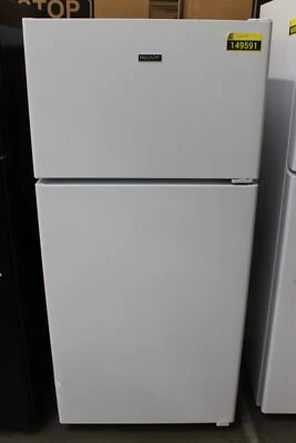 Hotpoint HPS16BTNRWW 28" White 15.6 Cu. Ft. Top-Freezer Refrigerator NOB #149591 - Image 1 of 4