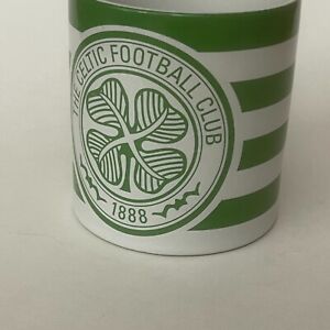 The Celtic Football Club Mug Large Green and White Striped