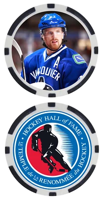 DANIEL SEDIN - HOCKEY HALL OF FAMER - COLLECTIBLE POKER CHIP - Image 1 of 2