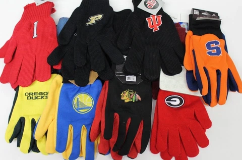 NCAA Football sorted winter Gloves - Pick Your Team Cover