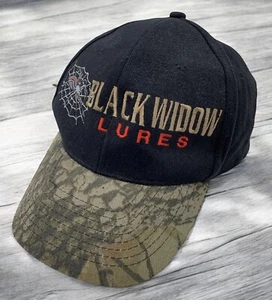 Black Widow Ciervo Señuelos SnapBack Gorra Sombrero Ajustable Negro Camuflaje Solo Gorras - Imagen 1 de 10