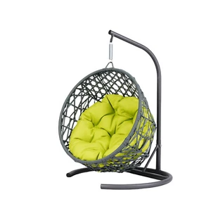 Cat Hanging Swing Bed Egg Chair Wicker Swinging Pet Bed Dogs Small Animals Green - Picture 1 of 9