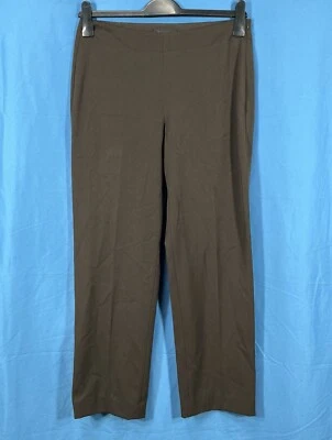 TALBOTS Heritage WOMEN'S Brown TWILL Straight Leg SIDE-ZIP Mid-Rise PANTS Sz 6P - Image 1 of 4