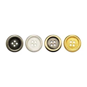 5pcs Vintage Metal Sewing Button, Distressed Finish, Antique Style for Crafts - Picture 1 of 8