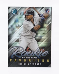 2019 Bowman Chrome Rookie of the Year Favorites #ROYF10 Christin Stewart - Picture 1 of 2